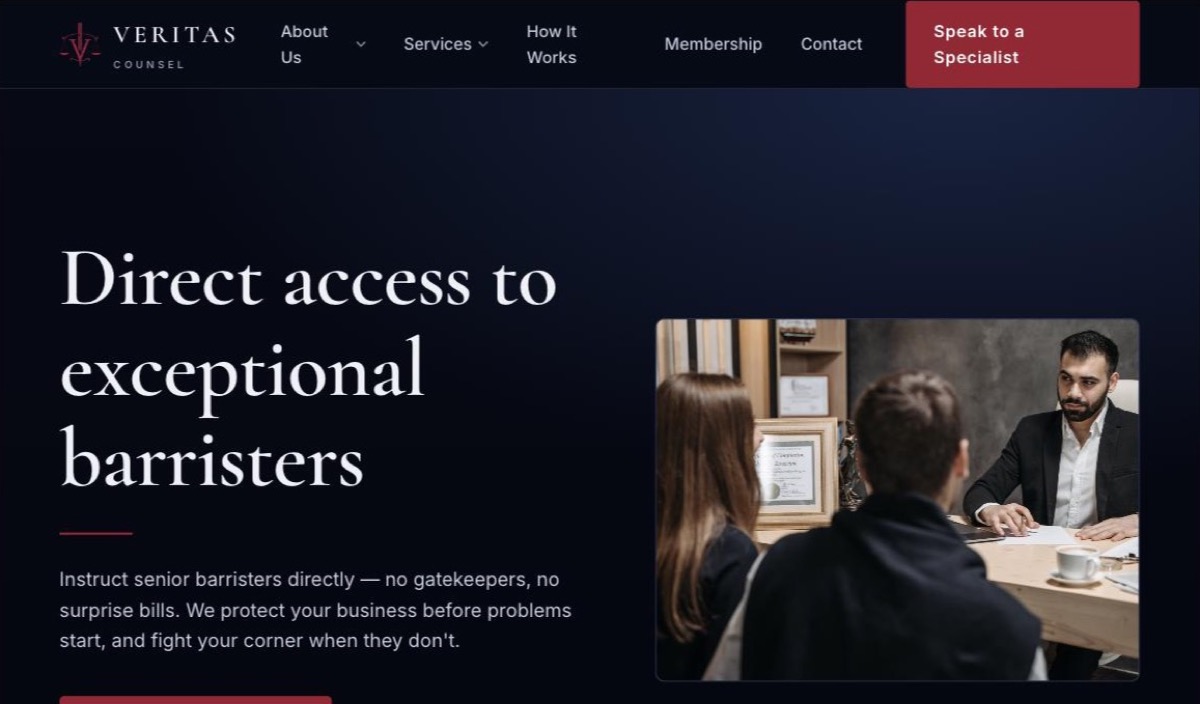 Veritas Counsel — Direct access to exceptional barristers